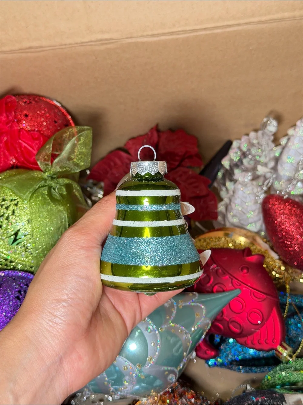 Assorted Vintage Holiday Ornament Set - Multi-Color Decorative Christmas Bundle